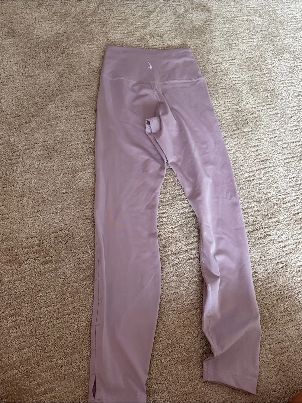 Nike Kids Lavender High-Rise Performance Leggings